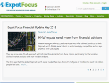 Tablet Screenshot of expatfocus.com